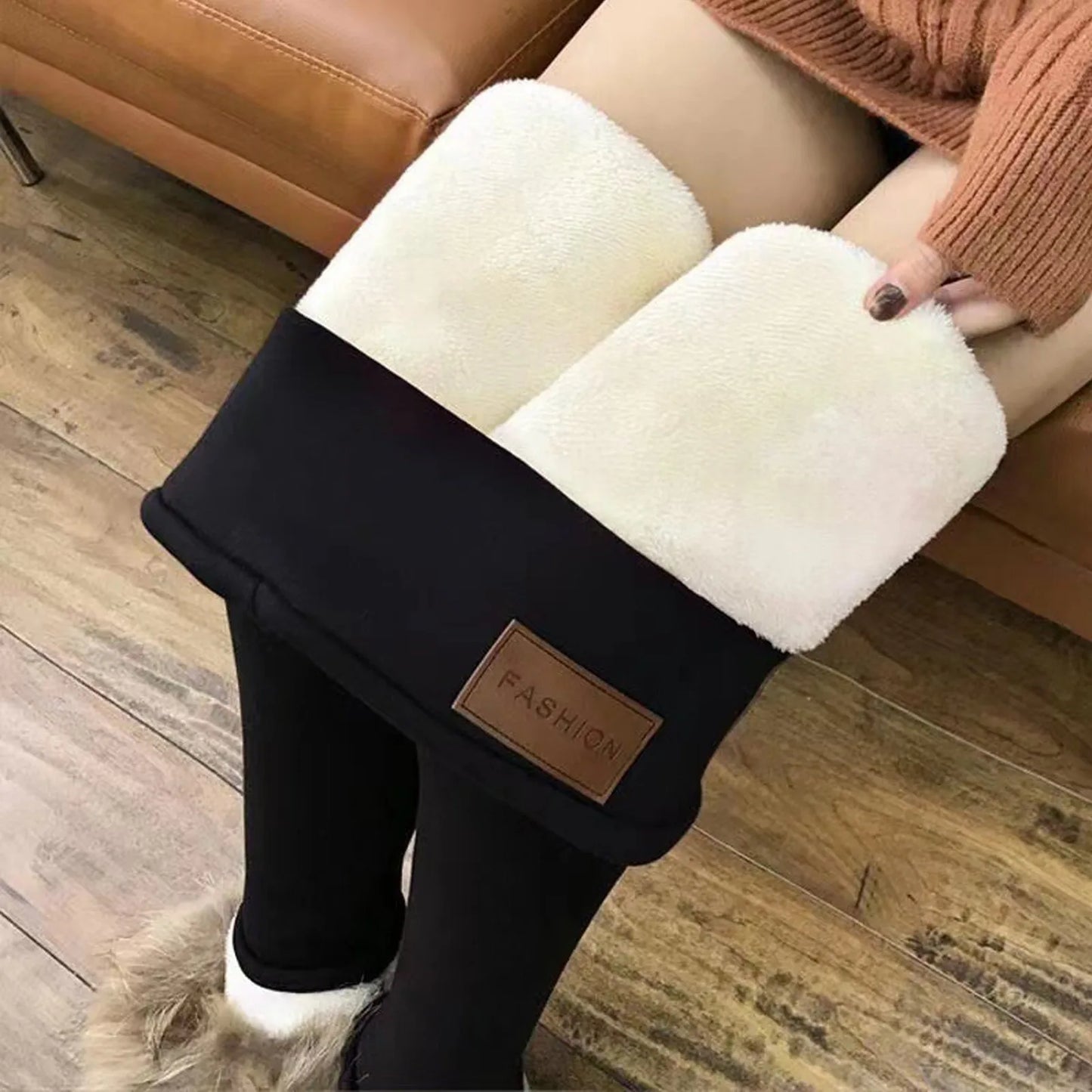 Thicken Warm Leggings Lamb